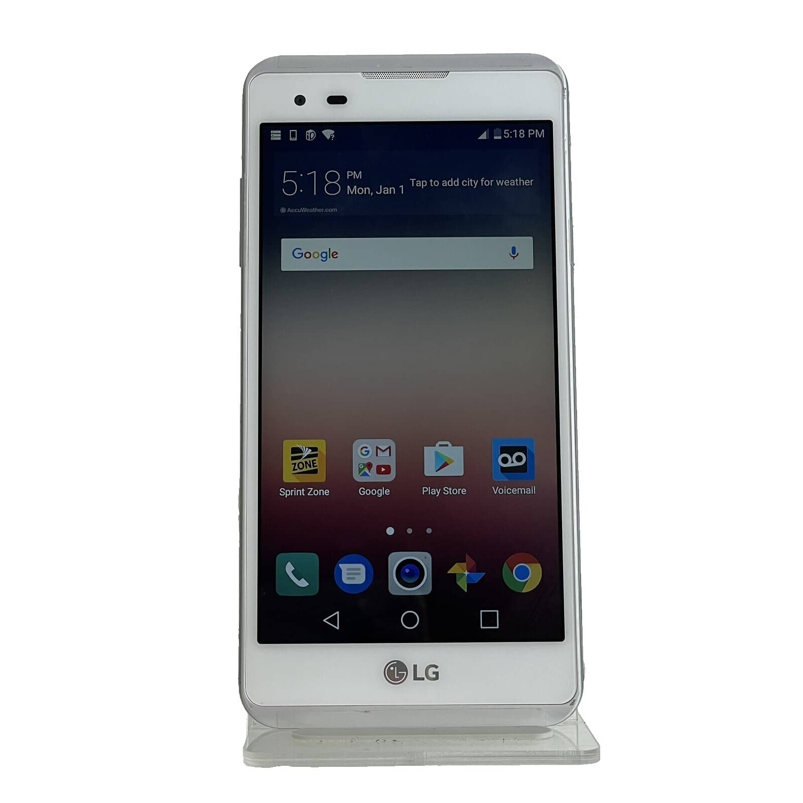 LG Tribute HD Cell Phones White 16GB Boost Mobile New
