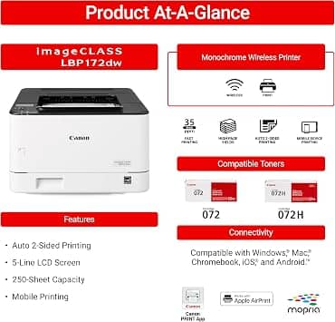 Canon LBP172dw Printers New