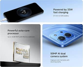 Xiaomi Redmi 15C 4G Cell Phones Orange 128GB Unlocked New