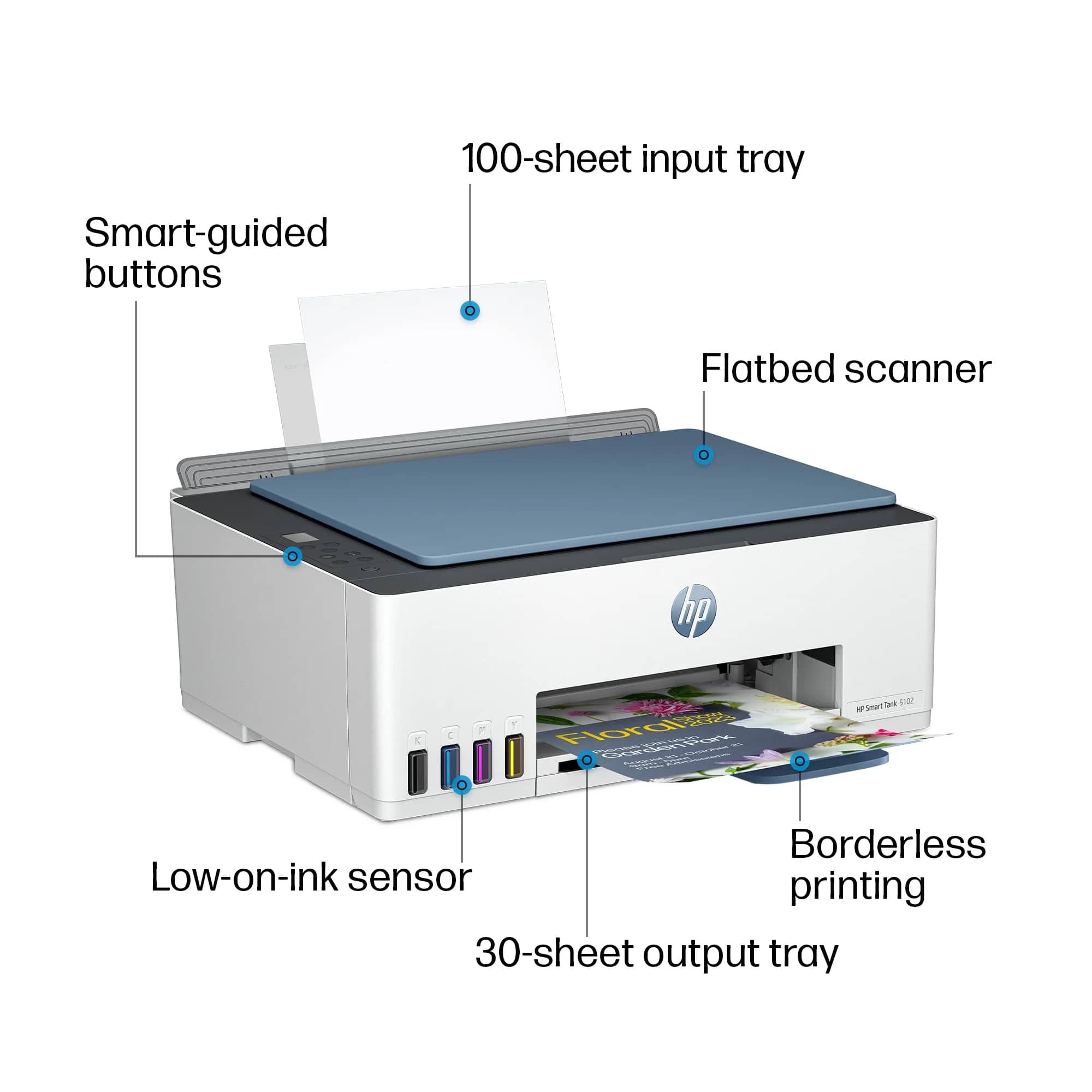 HP Smart Tank 5102 Printers New