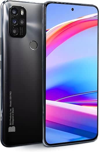 BLU G91 PRO Cell Phones Gray 128GB Unlocked New