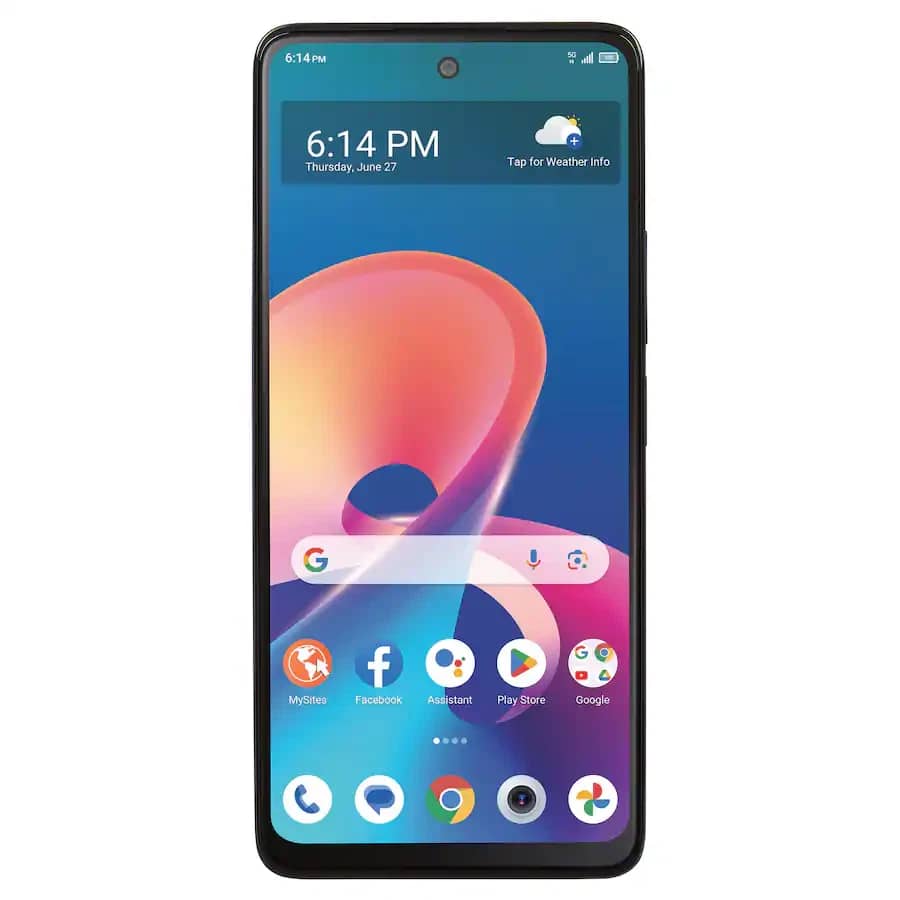 TCL 50 XE 5G Cell Phones Blue 128GB Locked New