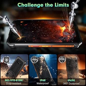 FOSSiBOT F110L Cell Phones Black 128GB Unlocked New