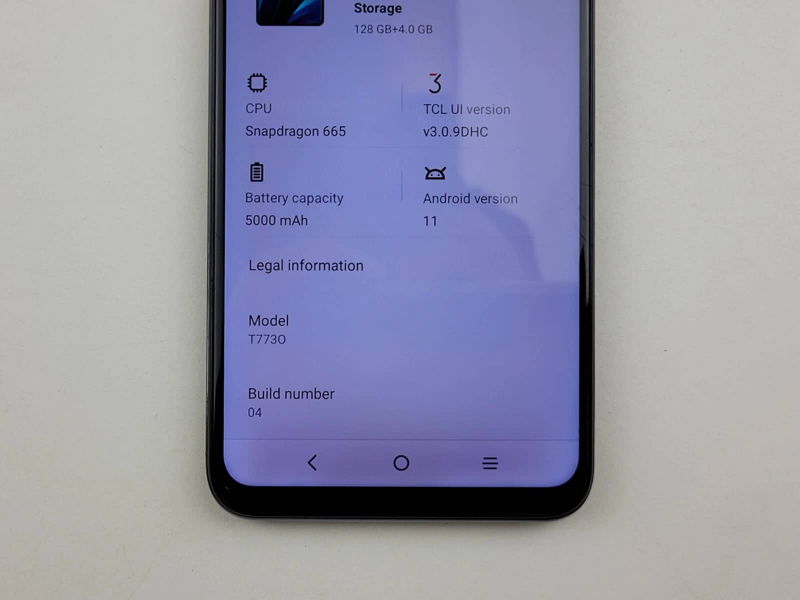 TCL 20S Cell Phones Black 128GB Unlocked New