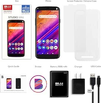 BLU Studio Mini Cell Phones Black 32GB Unlocked New