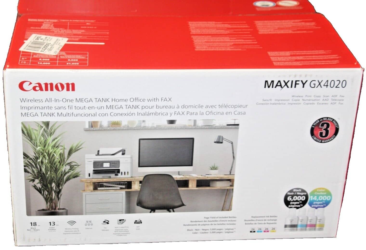 Canon Canon MAXIFY GX1020 Printers New