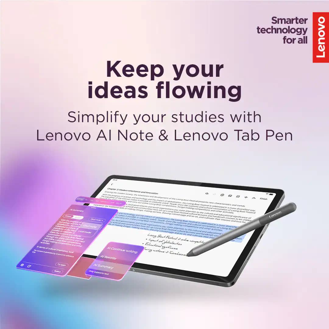 Lenovo Idea Tab Tablets Gray 128GB New 11"