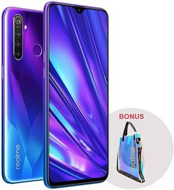 realme 5 Pro Cell Phones Blue 64GB T-Mobile New