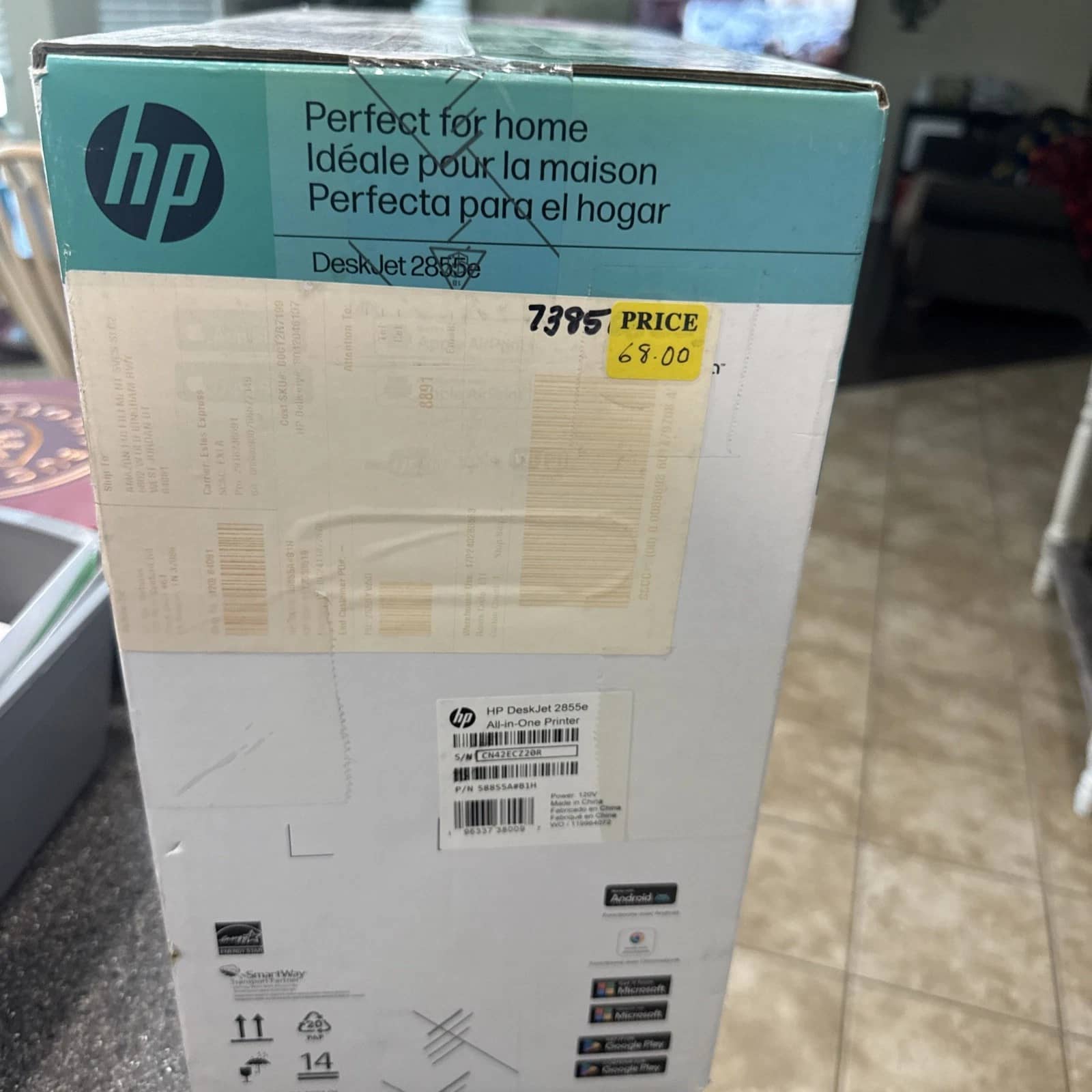 HP DeskJet All-in-One Printer 2855e Printers Open-Box Excellent