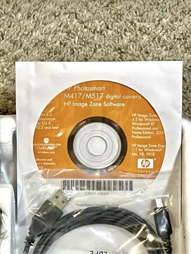 HP Photosmart M517 Digital Cameras Silver Used - Good