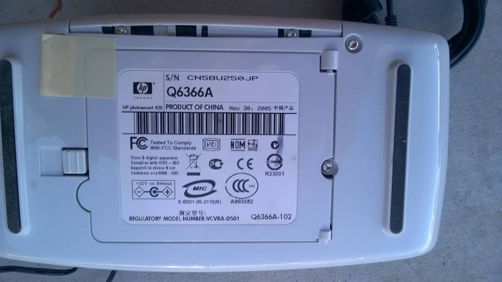 HP Photosmart 420 Printers Used - Good