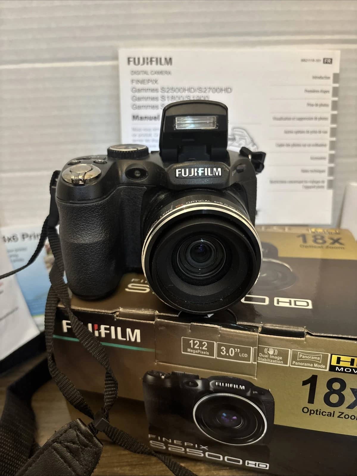 Fujifilm FinePix S Series S2500HD Digital Cameras Black Open-Box Excellent