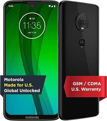Motorola Moto G7 Cell Phones Black 64GB AT&T New