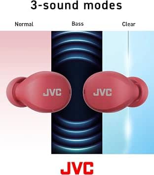 JVC GUMY Mini Headphones & Earbuds Black New
