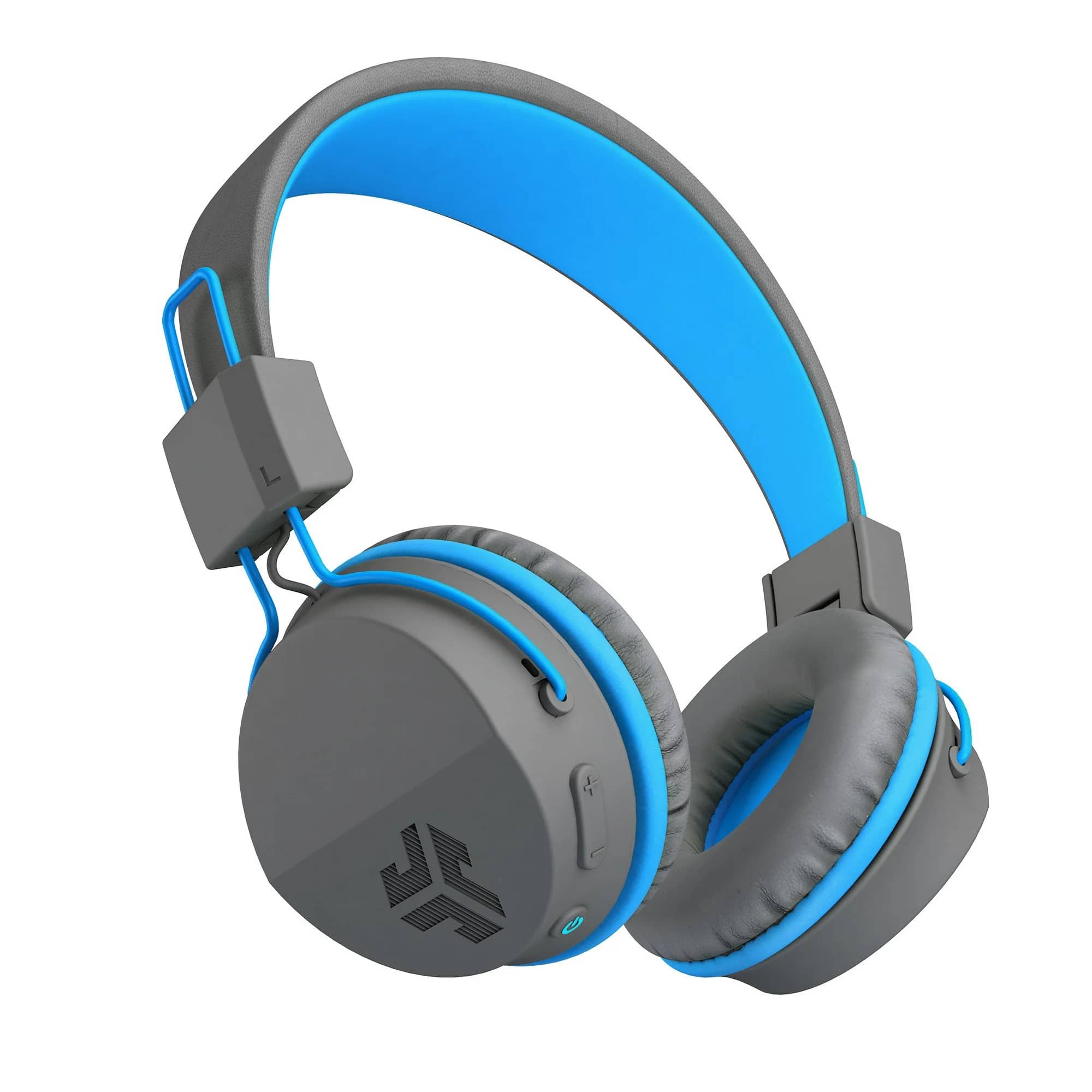 JLab NEONHPBT-GRYBLU Headphones & Earbuds Blue New