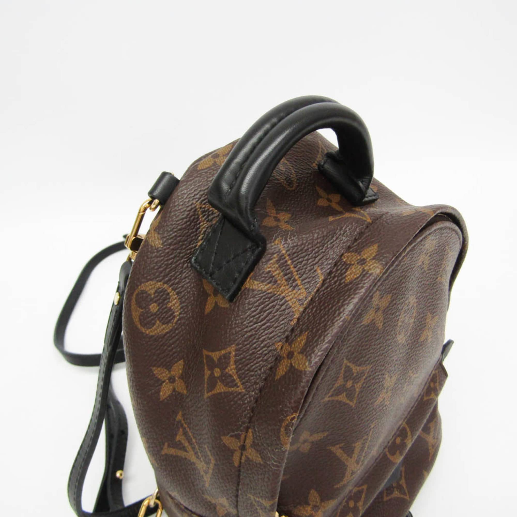 Louis Vuitton Palm Springs Backpack Women's bags PM Brown Monogram Canvas New