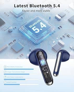 XIAOWTEK S58 Headphones & Earbuds Blue New