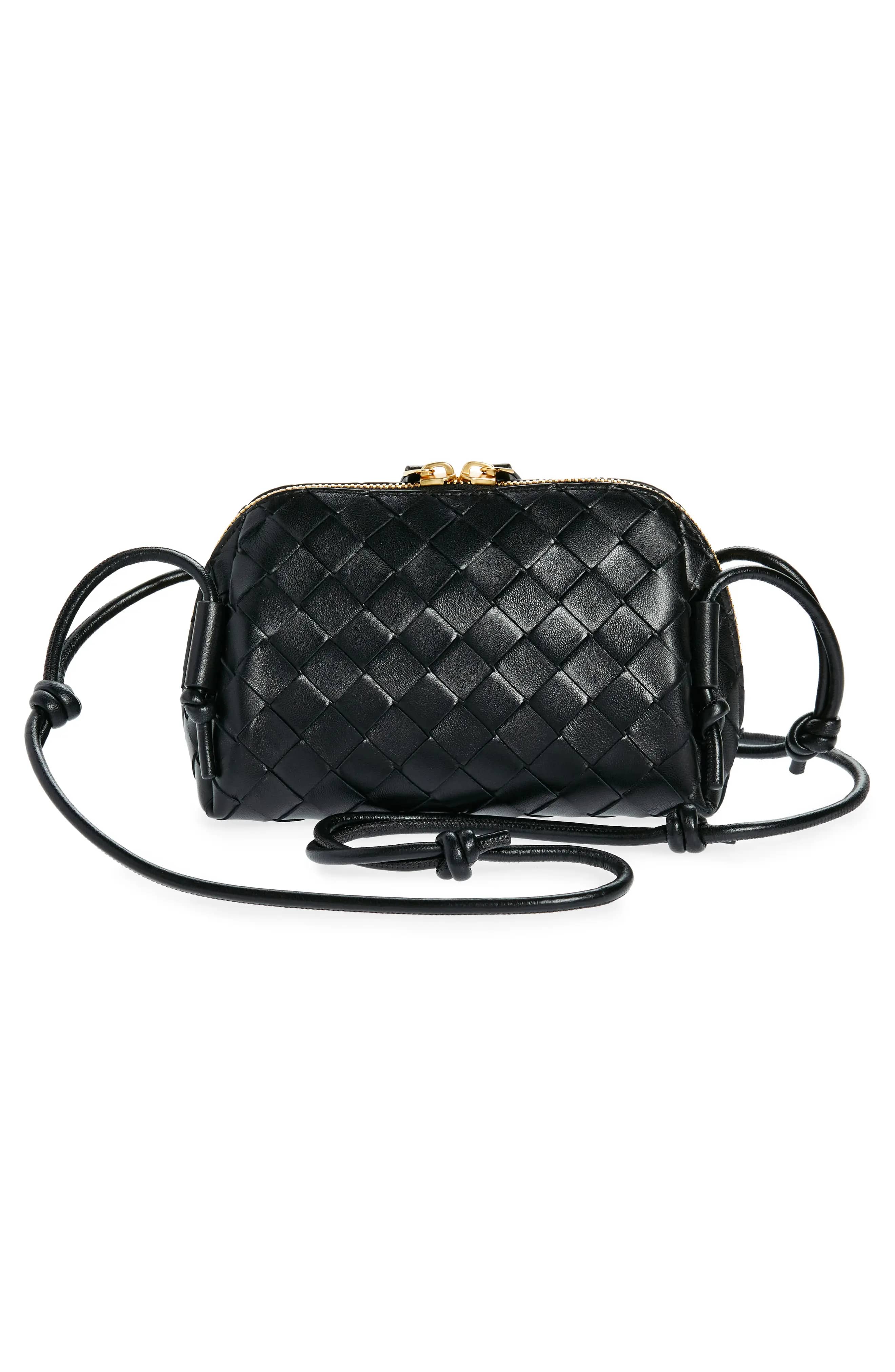 Bottega Veneta Veneta Crossbody Women's bags Small Yellow Intrecciato Nappa New