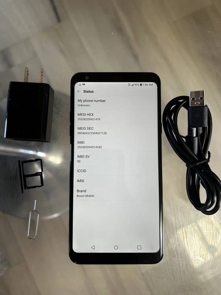 LG Stylo 4 Cell Phones Black 32GB Unlocked Refurbished - Excellent
