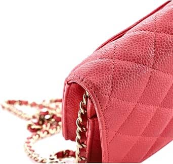 Chanel Wallet on Chain Women's bags Classic Pink Leather Unspecified Gold New
