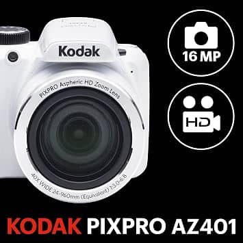 Kodak AZ401-WH Digital Cameras White New