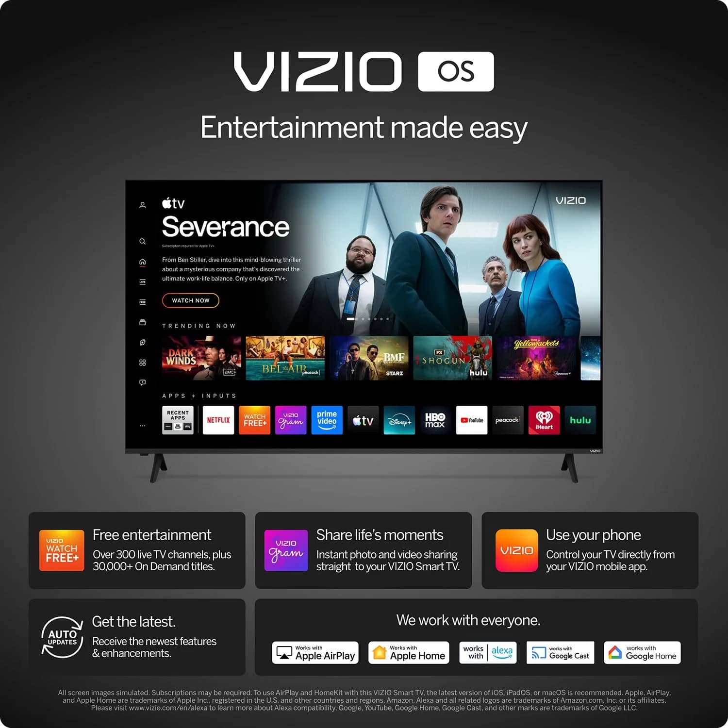 VIZIO Quantum Series TVs 43 inch New