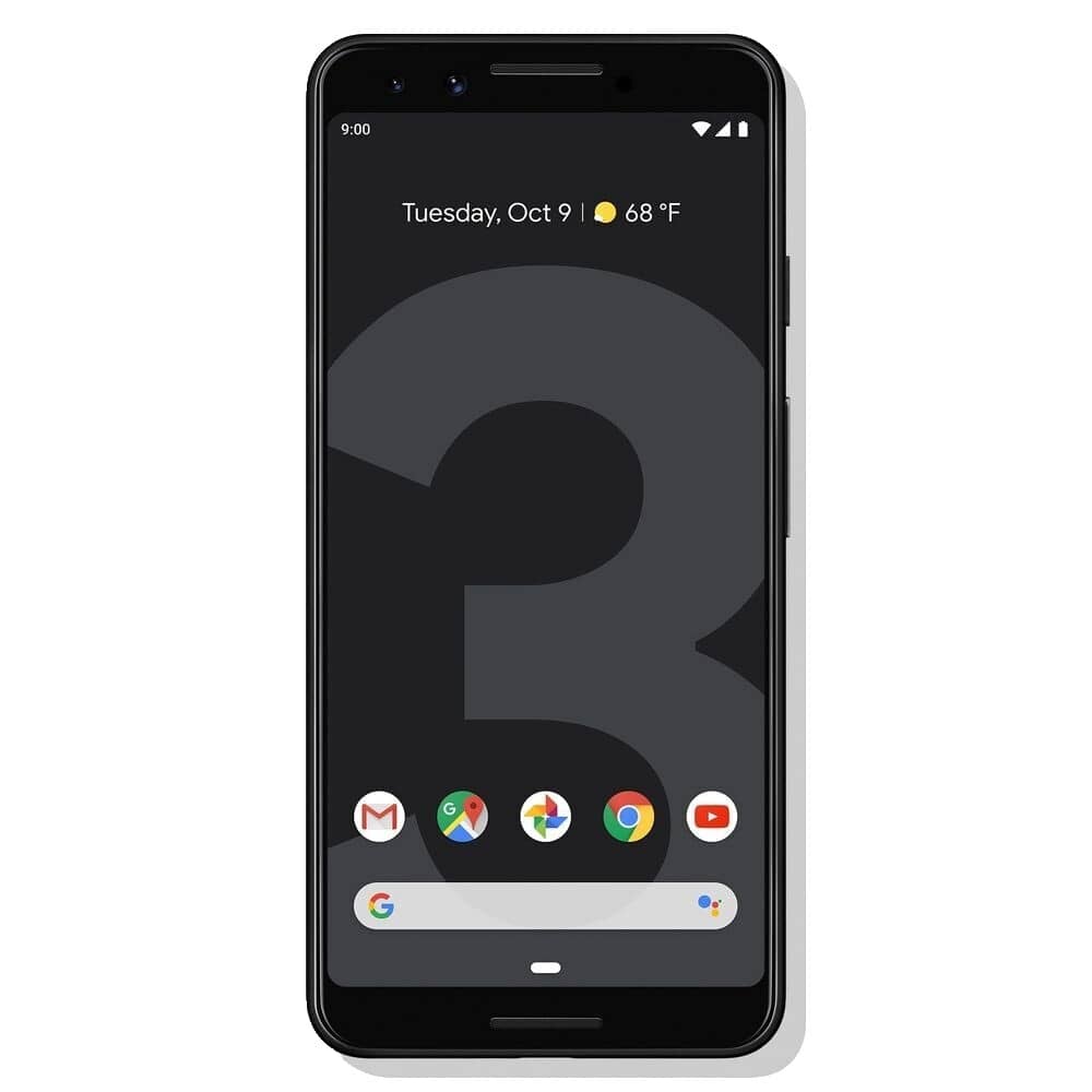 Google Pixel 3 Cell Phones Black 64GB Unlocked New