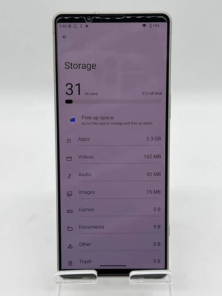 Sony Xperia 1 V Cell Phones Black 256GB Unlocked New