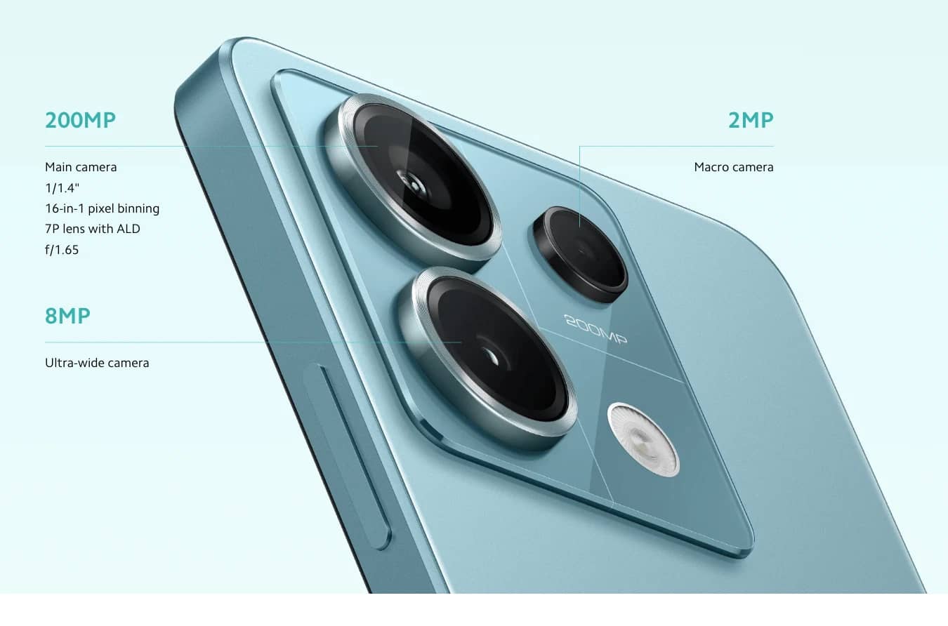 Xiaomi Note 13 pro 5g Cell Phones Black 256GB Unlocked New