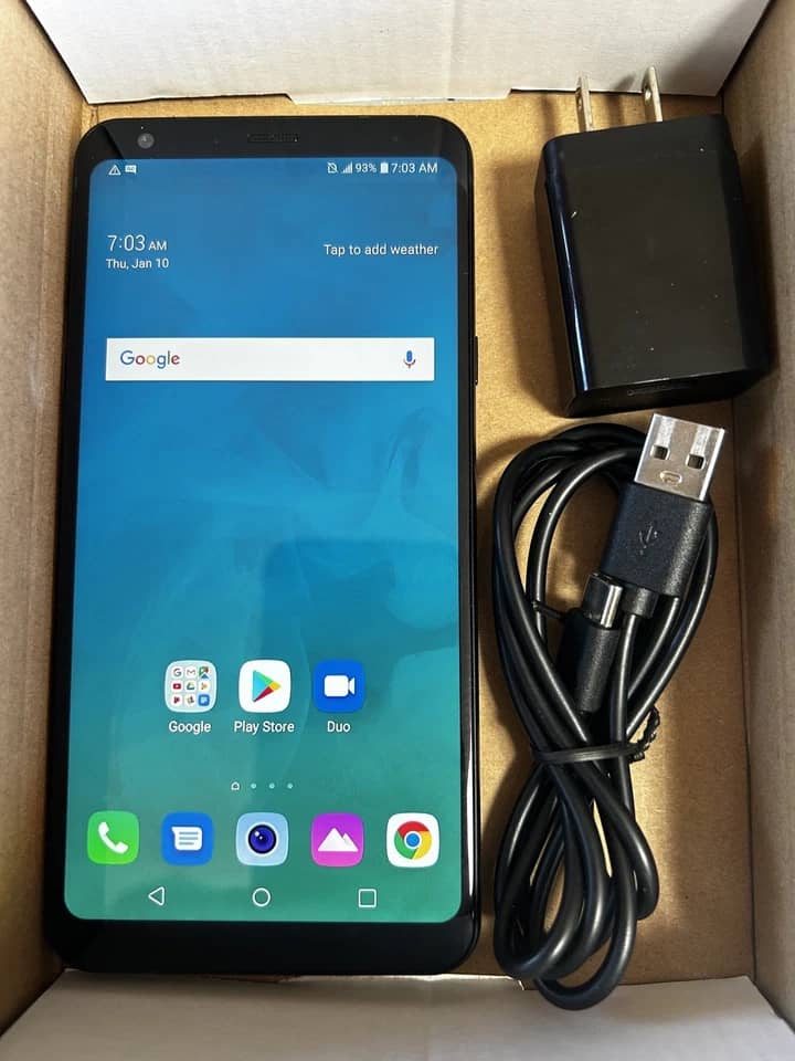 LG Stylo 4 Cell Phones Black 32GB Unlocked Refurbished - Excellent