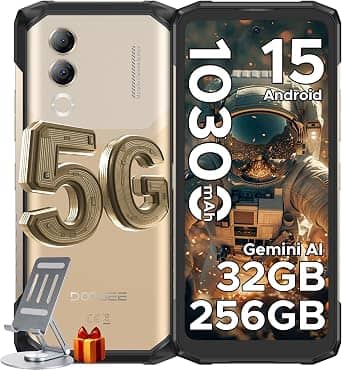 DOOGEE Blade 20 Cell Phones Silver 128GB Unlocked New