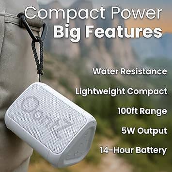 OontZ Angle Solo Portable Bluetooth Speakers Red New