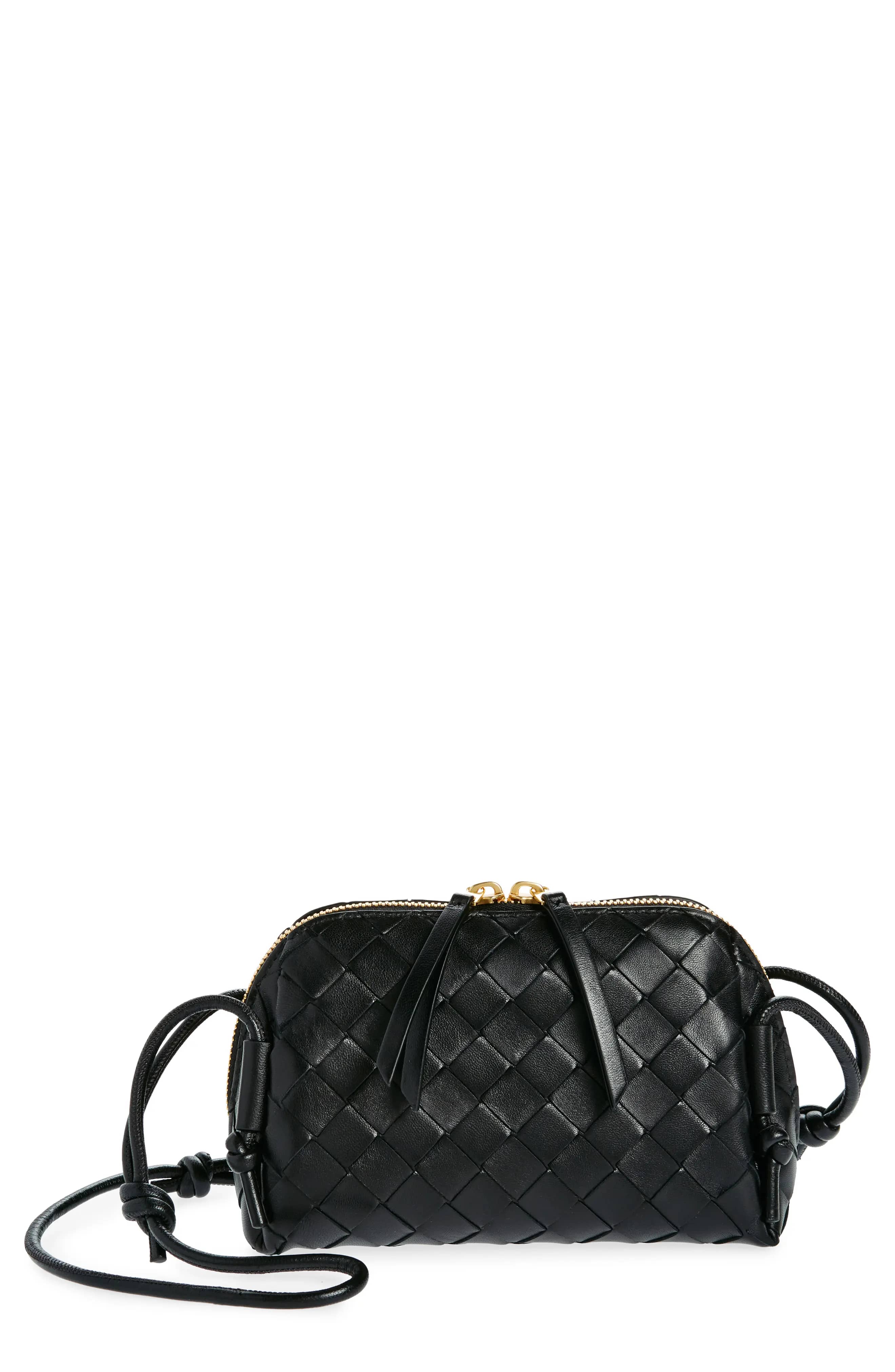 Bottega Veneta Veneta Crossbody Women's bags Small Yellow Intrecciato Nappa New