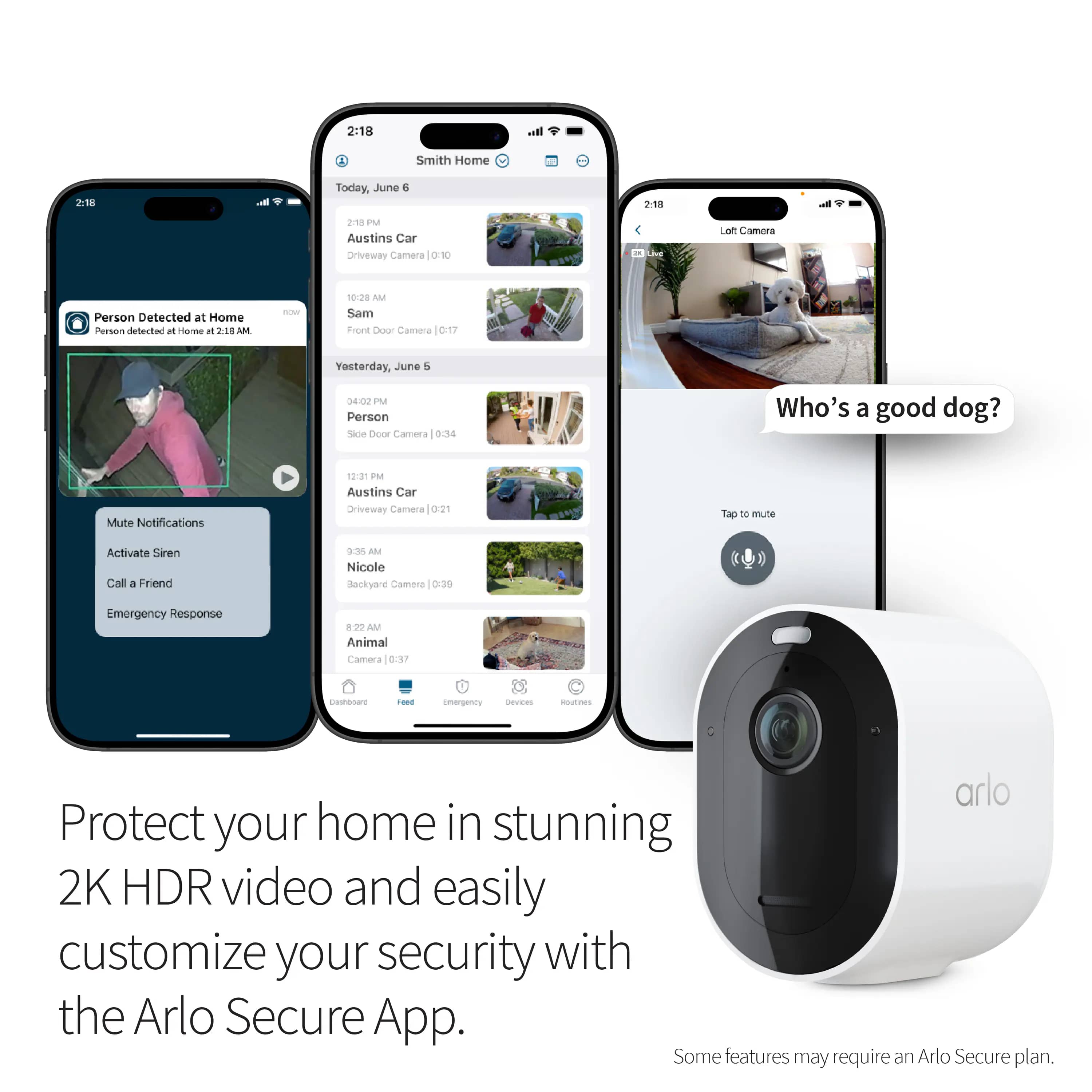Arlo Arlo Pro 5S 2K Home Security Cameras New