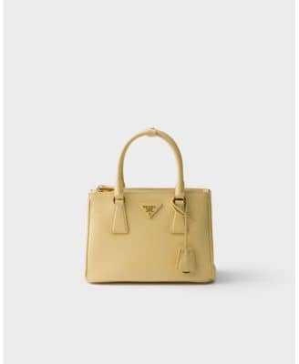 Prada Galleria Women's bags Mini Vanilla Saffiano Leather New