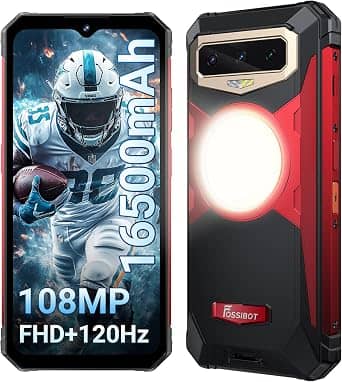 FOSSiBOT f102 Cell Phones Red 256GB T-Mobile New