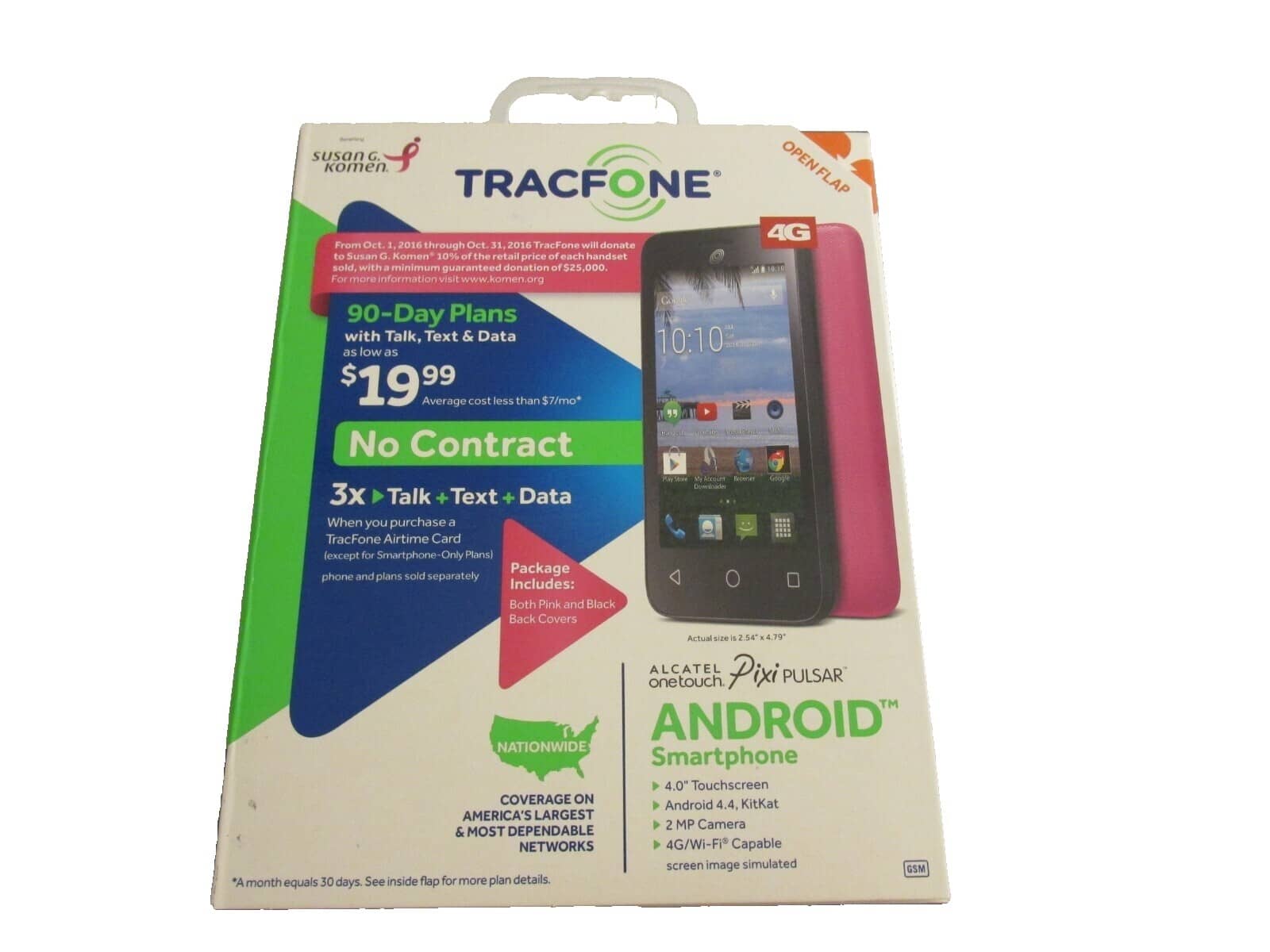 Nokia C100 Cell Phones Blue 32GB Tracfone New
