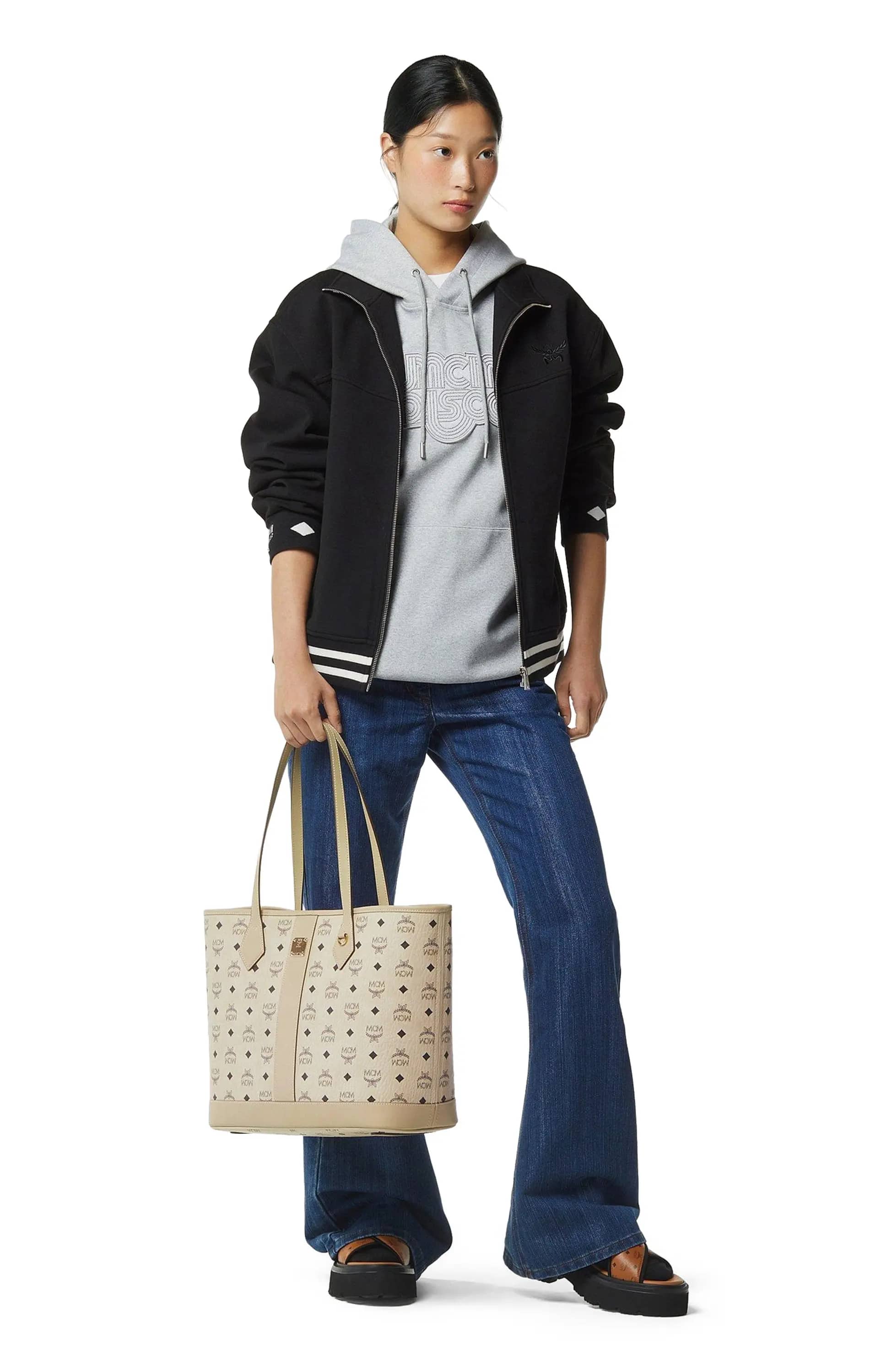 MCM Liz Shopper Women's bags Mini Cognac Visetos New
