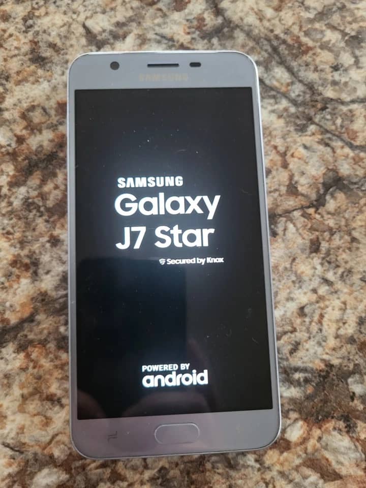 Samsung Galaxy J7 Cell Phones Silver 32GB T-Mobile Refurbished - Excellent