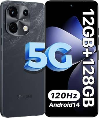UMIDIGI Note 100 5G Cell Phones Blue 128GB Unlocked New
