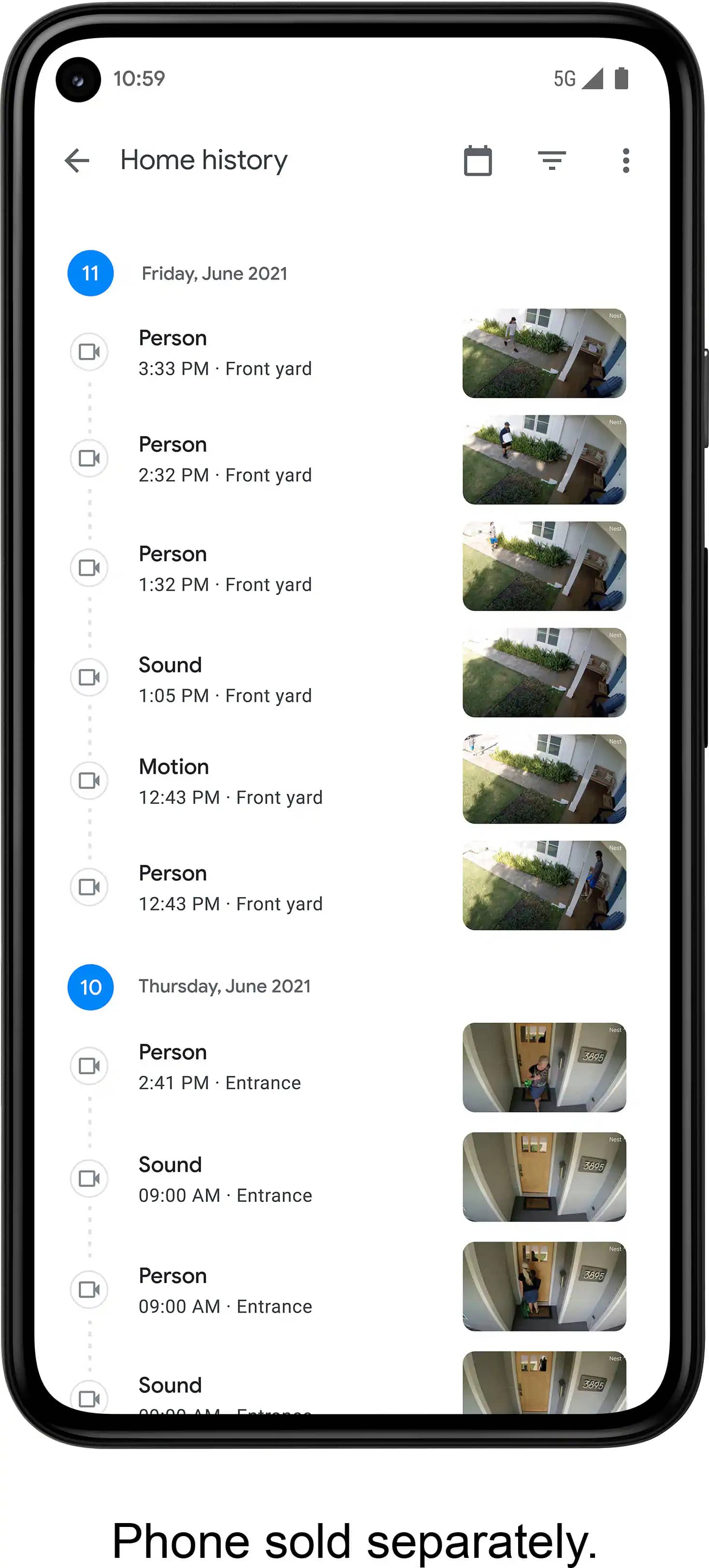 Google Nest Google Nest Cam (Battery) Home Security Cameras New