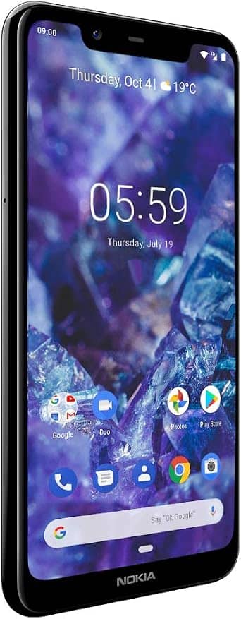 Nokia 5.1 Plus Cell Phones Blue 32GB Unlocked Used - Good