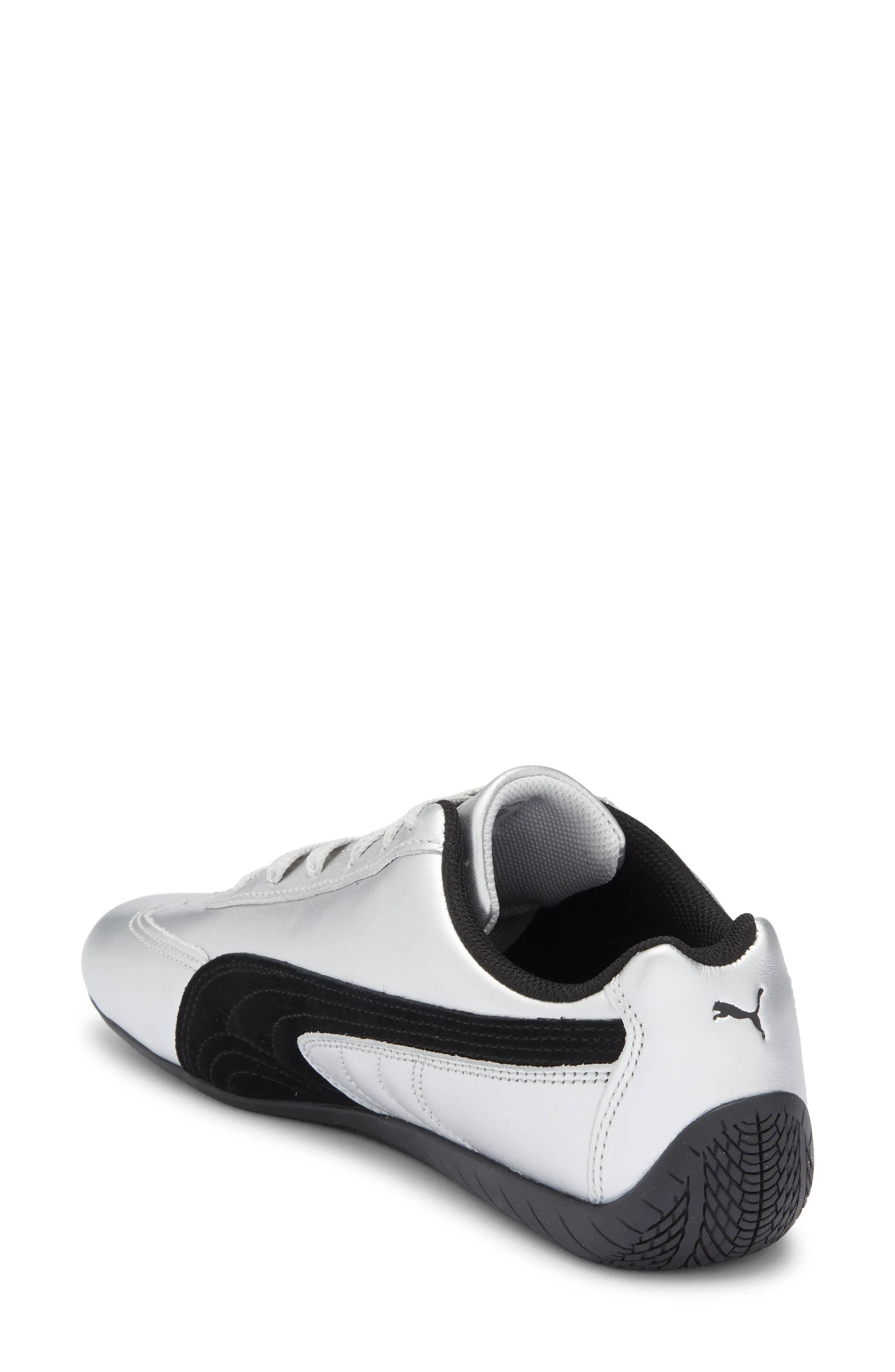 Puma SPEEDCAT METALLIC Sneaker Silver/Black 7.5 New