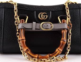 Gucci Diana Shoulder Bag Women's bags Mini White Calfskin Gold Used - Very Good