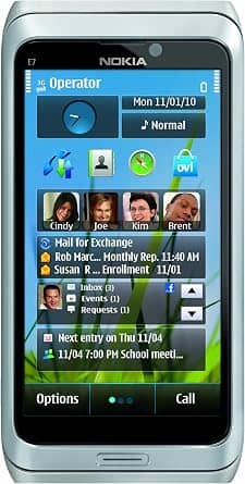 Nokia E7-00 Cell Phones Silver 16GB Unlocked New