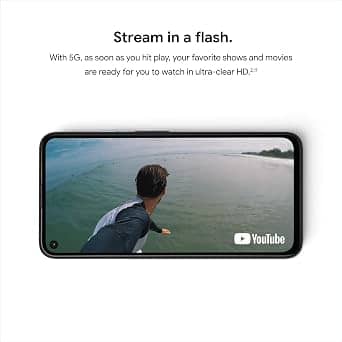 Google Pixel 4a 5G Cell Phones Black 128GB Unlocked New