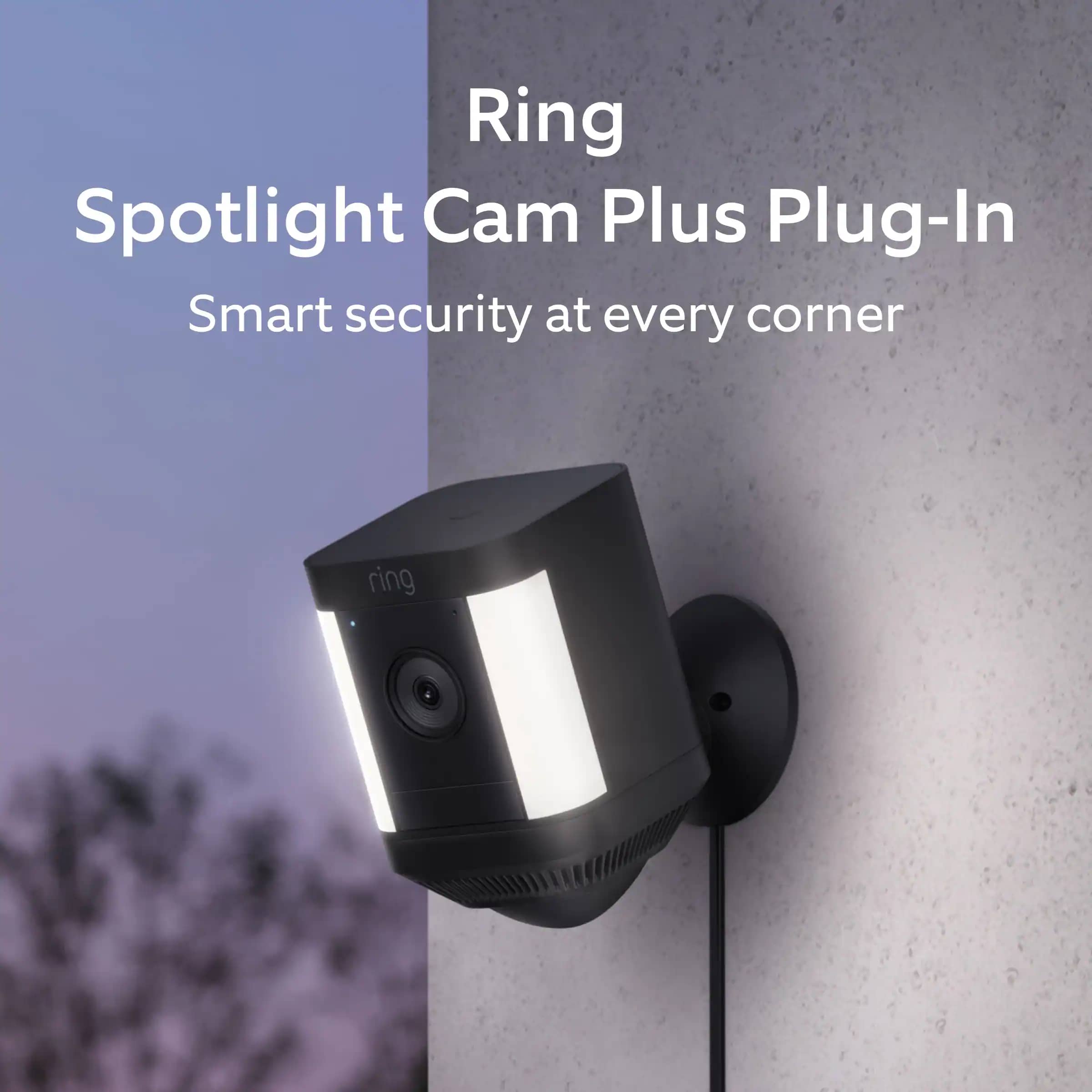 Ring Ring Spotlight Cam Plus Home Security Cameras New