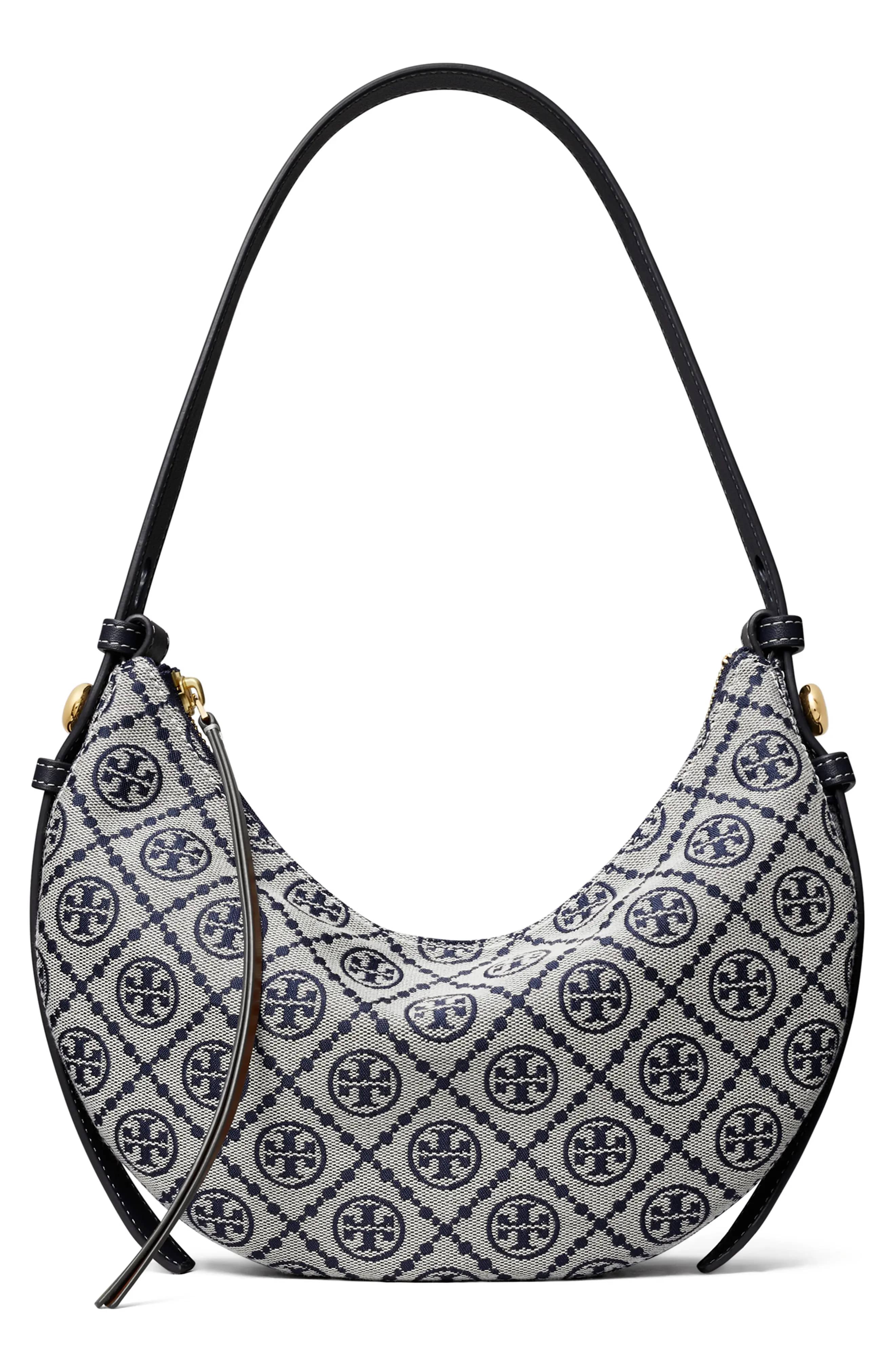 Tory Burch T Monogram Shoulder Bag Women's bags Navy New