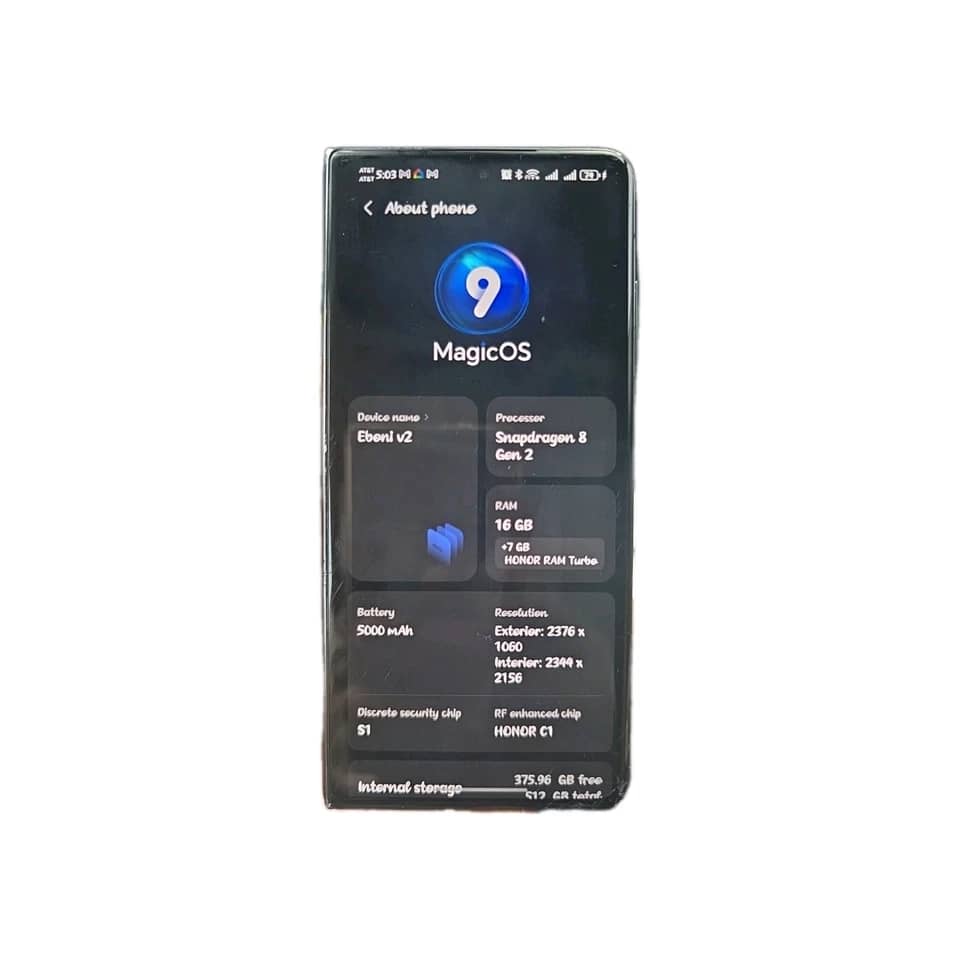 Honor Magic V2 Cell Phones Black 512GB Unlocked New