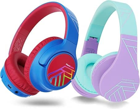 PowerLocus Bobo Headphones & Earbuds Blue New